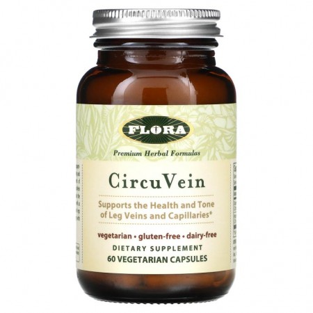 Flora, CircuVein, 식물성 캡슐 60개
