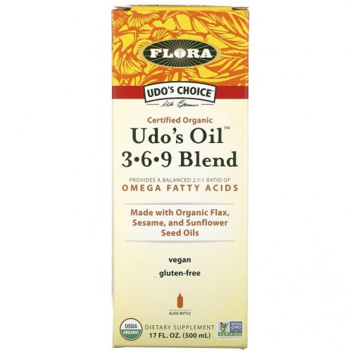 Flora, Udo's Oil 3-6-9 Blend, 17 fl oz (500 ml)