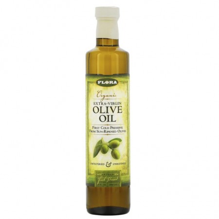 Flora, 유기농 엑스트라 버진 올리브 오일, 500ml(17fl oz)