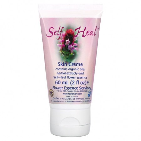 Flower Essence Services, 셀프 힐 스킨 크림, 2 fl oz (60 ml)