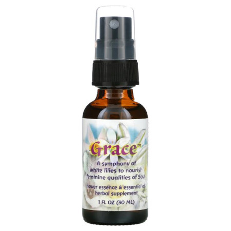 Flower Essence Services, Grace, 꽃 에센스 및 에센셜 오일, 30ml(1fl oz)