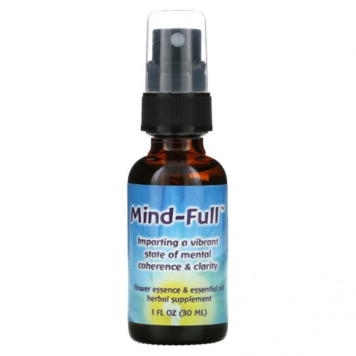 Flower Essence Services, Mind-Full, 플라워 에센스 & 에센셜 오일, 30ml(1fl oz)