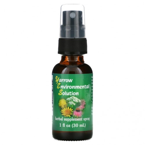 Flower Essence Services, 서양 톱풀 인바이어런먼털 솔루션 스프레이, 30ml(1fl oz)