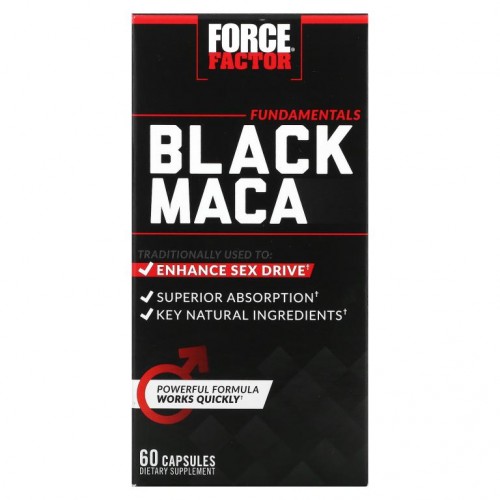 Force Factor, 블랙마카, 캡슐 60정