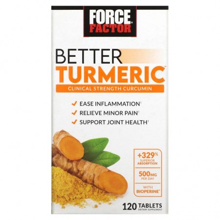 Force Factor, Better Turmeric, 120정