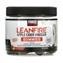 Force Factor, LeanFire, 초모 함유 애플사이다식초 구미젤리, 애플사이다 천연 가미, 구미젤리 60개