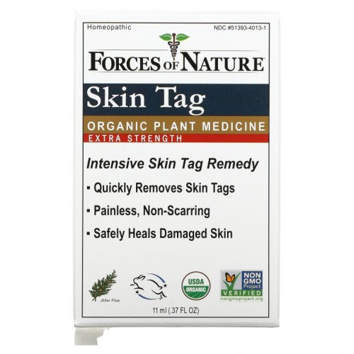 Forces of Nature, 쥐젖 억제, 유기농 식물성 의약품, 엑스트라 스트렝스, 11ml(0.37fl oz)