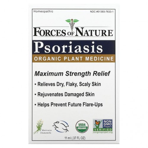 Forces of Nature, 건선 완화제, 11ml(0.37oz)