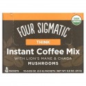 Four Sigmatic, 머쉬룸 커피 믹스, 노루궁뎅이버섯 함유, 띵크, 10팩, 팩당 2.5g(0.09oz)