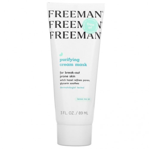 Freeman Beauty, 퓨리파잉 크림 마스크, 89ml(3fl oz)