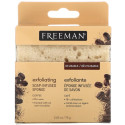 Freeman Beauty, Exfoliating Soap-Infused Sponge, Coffee, 1 Sponge, 2.65 oz (75 g)