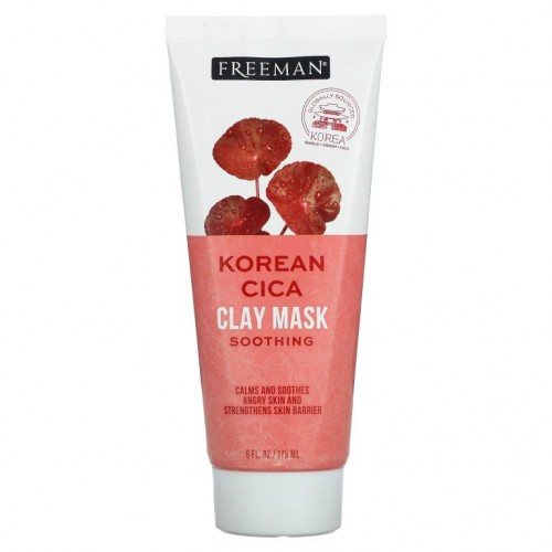 Freeman Beauty, 코리안 시카 수딩 클레이 마스크, 175ml(6fl oz)