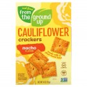 From The Ground Up, Cauliflower Crackers, Nacho, 4 oz (113 g)