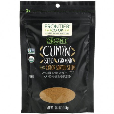 Frontier Co-Op, Organic Cumin Seed, Ground, 5.61 oz (159 g)