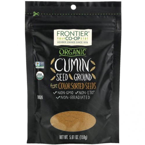 Frontier Co-Op, Organic Cumin Seed, Ground, 5.61 oz (159 g)