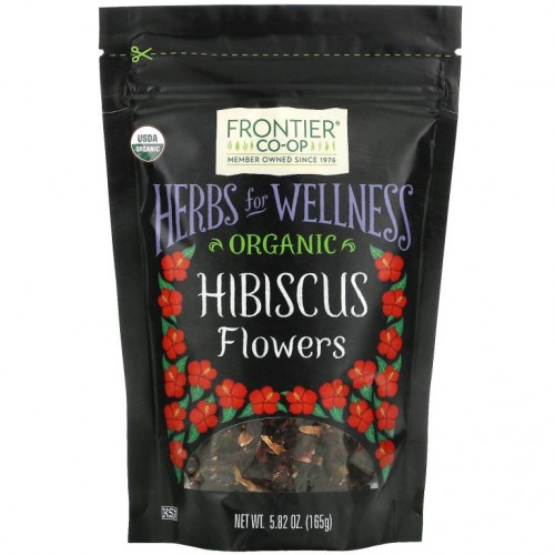 Frontier Co-Op, Organic Hibiscus Flowers, 5.82 oz (165 g)
