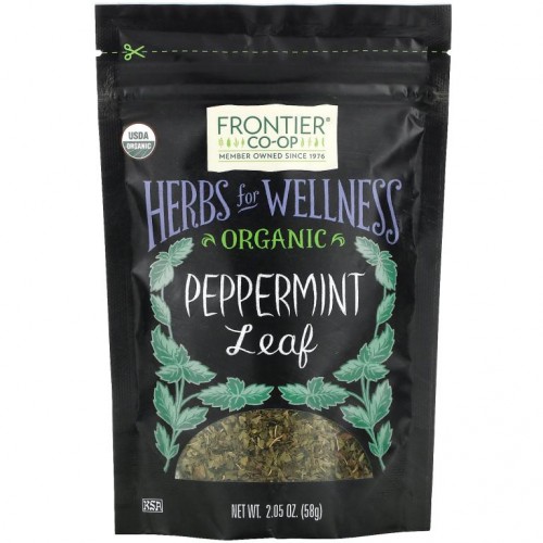 Frontier Co-Op, Organic Peppermint Leaf, 2.05 oz (58 g)