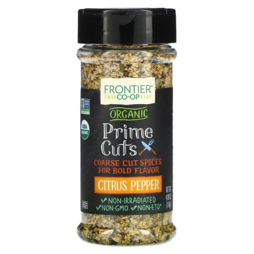 Frontier Co-Op, Organic Prime Cuts, Citrus Pepper, 4.09 oz (116 g)