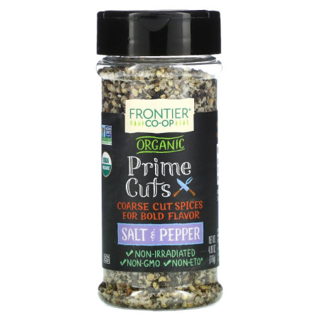 Frontier Co-Op, Organic Prime Cuts, Salt & Pepper, 4.09 oz (116 g)