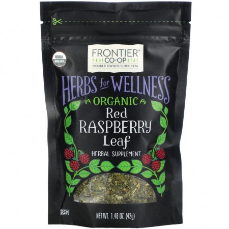 Frontier Co-Op, Organic Red Raspberry Leaf, 1.48 oz (42 g)
