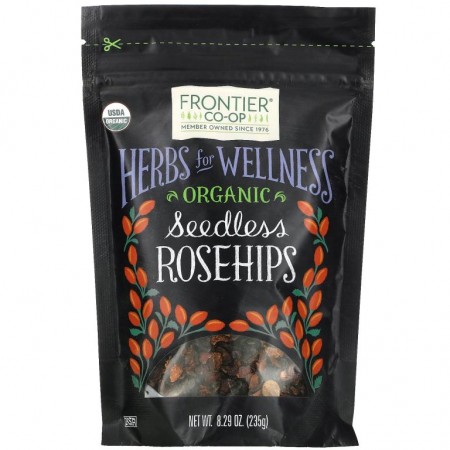 Frontier Co-Op, Organic Seedless Rosehips, 8.29 oz (235 g)