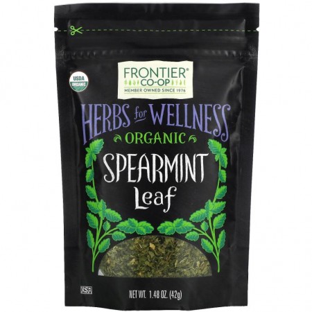 Frontier Co-Op, Organic Spearmint Leaf, 1.48 oz (42 g)