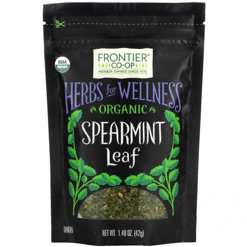 Frontier Co-Op, Organic Spearmint Leaf, 1.48 oz (42 g)