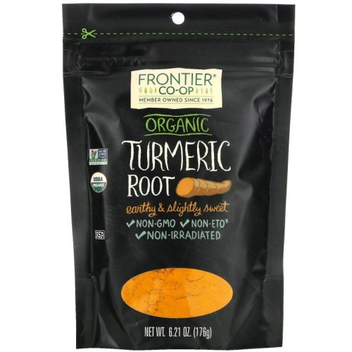 Frontier Co-Op, Organic Turmeric Root, 6.21 oz (176 g)