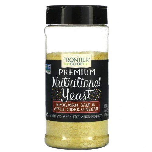 Frontier Co-Op, Premium Nutritional Yeast, Himalayan Salt & Apple Cider Vinegar, 7.51 oz (213 g)