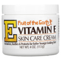 Fruit of the Earth, 비타민 E, 스킨 케어 크림, 4oz(113g)
