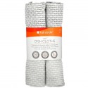 Full Circle, Tidy Dish Cloths, Grey, 3 Cloths