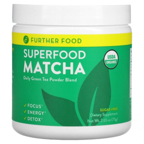 Further Food, 슈퍼푸드 말차, 75g(2.65oz)