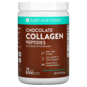 Further Food, Chocolate Collagen Peptides Plus 영지 버섯, 다크 초콜릿, 312g(11oz)
