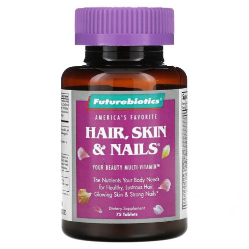 FutureBiotics, Hair, Skin & Nails, 75정