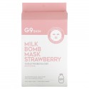 G9skin, 스트로베리 밀크 밤 뷰티 마스크, 5개입, 각 21ml