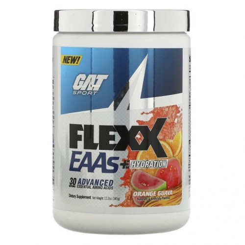 GAT, Flexx EAAs + Hydration, Orange Guava, 12.2 oz (345 g)