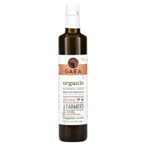 Gaea, 오가닉 엑스트라 버진 올리브 오일, 500ml(17fl oz)
