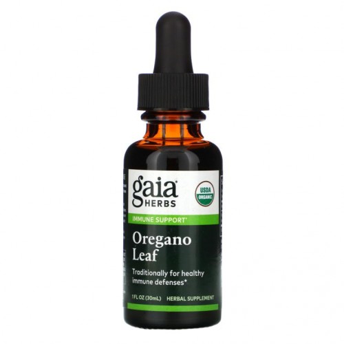 Gaia Herbs, 오레가노 잎, 30ml(1fl oz)