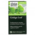 Gaia Herbs, 은행 잎, 60 베지 액상 파이토 캡