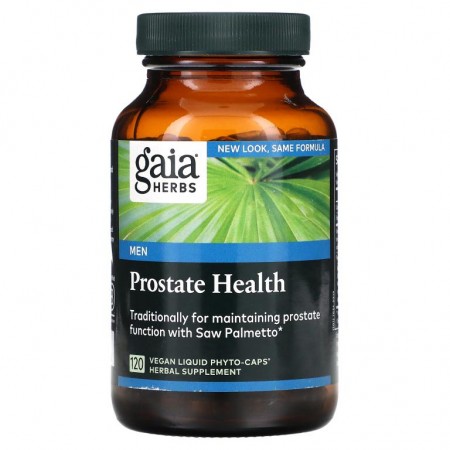 Gaia Herbs, 프로스테이트 헬스, 식물성 액상 파이토 캡슐 120정