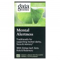 Gaia Herbs, DailyWellness, 주의력 향상, 60 베지테리안 액상 피토-캡슐