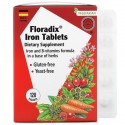 Gaia Herbs, Floradix, 철분 정제, 120정