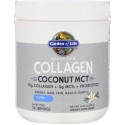 Garden of Life, 목초 사육 콜라겐, 코코넛 MCT, 바닐라, 408g(14.39oz)