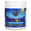 Garden of Life, 어린이용, Primal Defense, 프로바이오틱 포뮬라, 바나나맛, 76.8g (2.7 oz)
