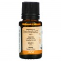Garden of Life, 순도 100% 유기농 에센셜 오일, 즐거운 기분, 스위트오렌지, 0.5 fl oz(15 ml)