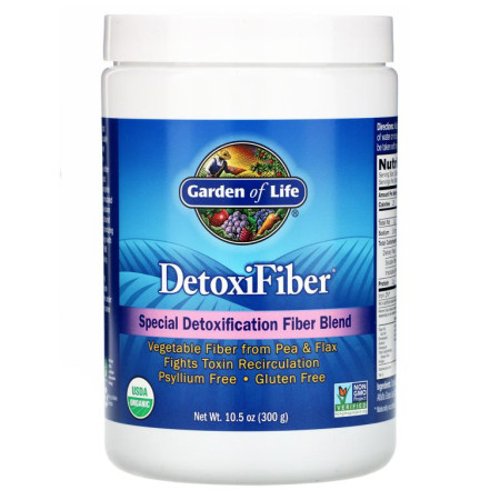 Garden of Life, DetoxiFiber, 특수 해독 섬유소 혼합물, 300g(10.5oz)