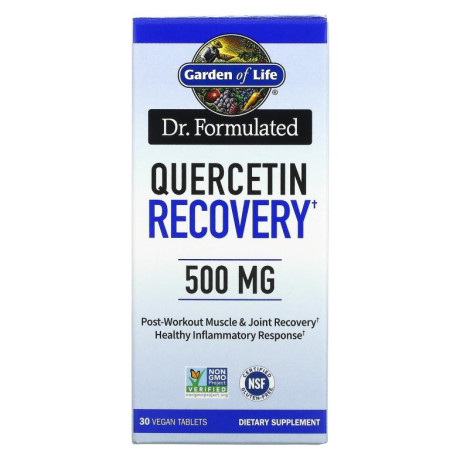 Garden of Life, Dr. Formulated, Quercetin Recovery, 500 mg, 30 Vegan Tablets