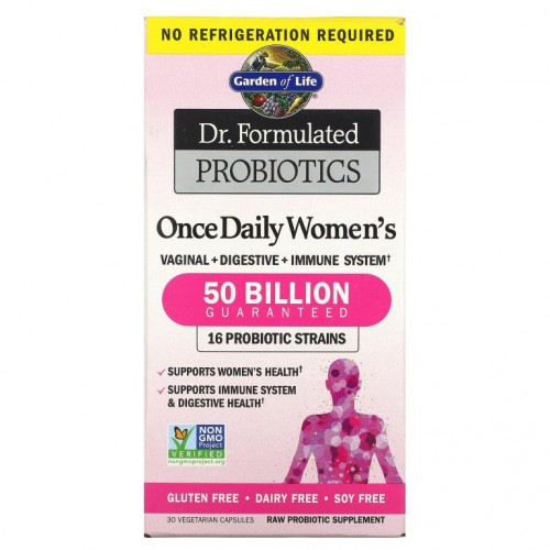 Garden of Life, Dr. Formulated Probiotics, 하루 1정 여성용, 베지 캡슐 30정