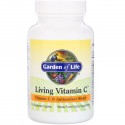 Garden of Life, Living 비타민C, 베지 캡슐 60정