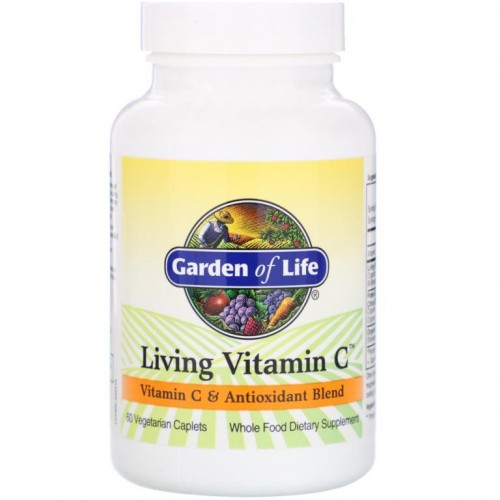 Garden of Life, Living 비타민C, 베지 캡슐 60정